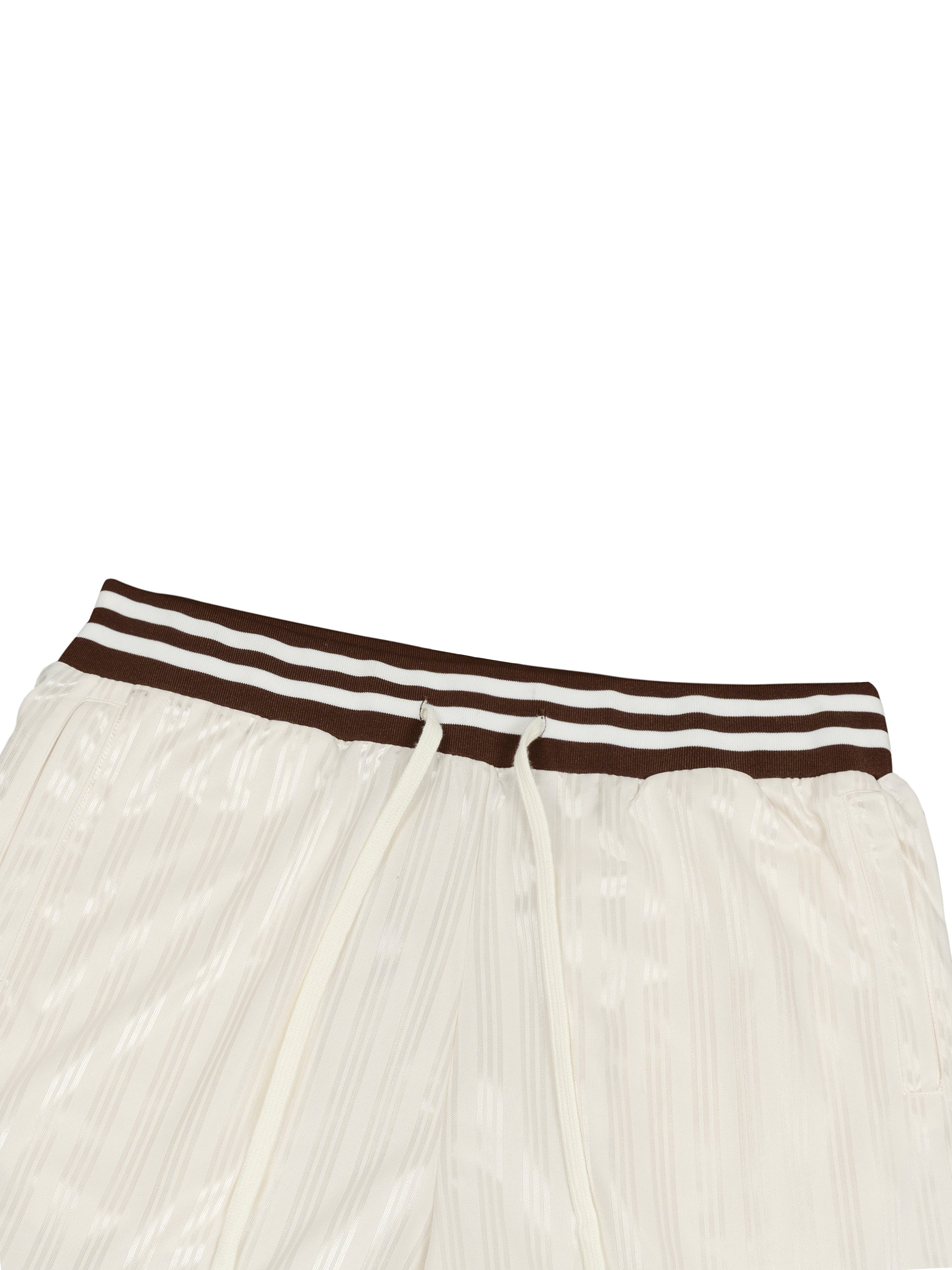 TRAP24 Unisex Striped Drawstring Shorts