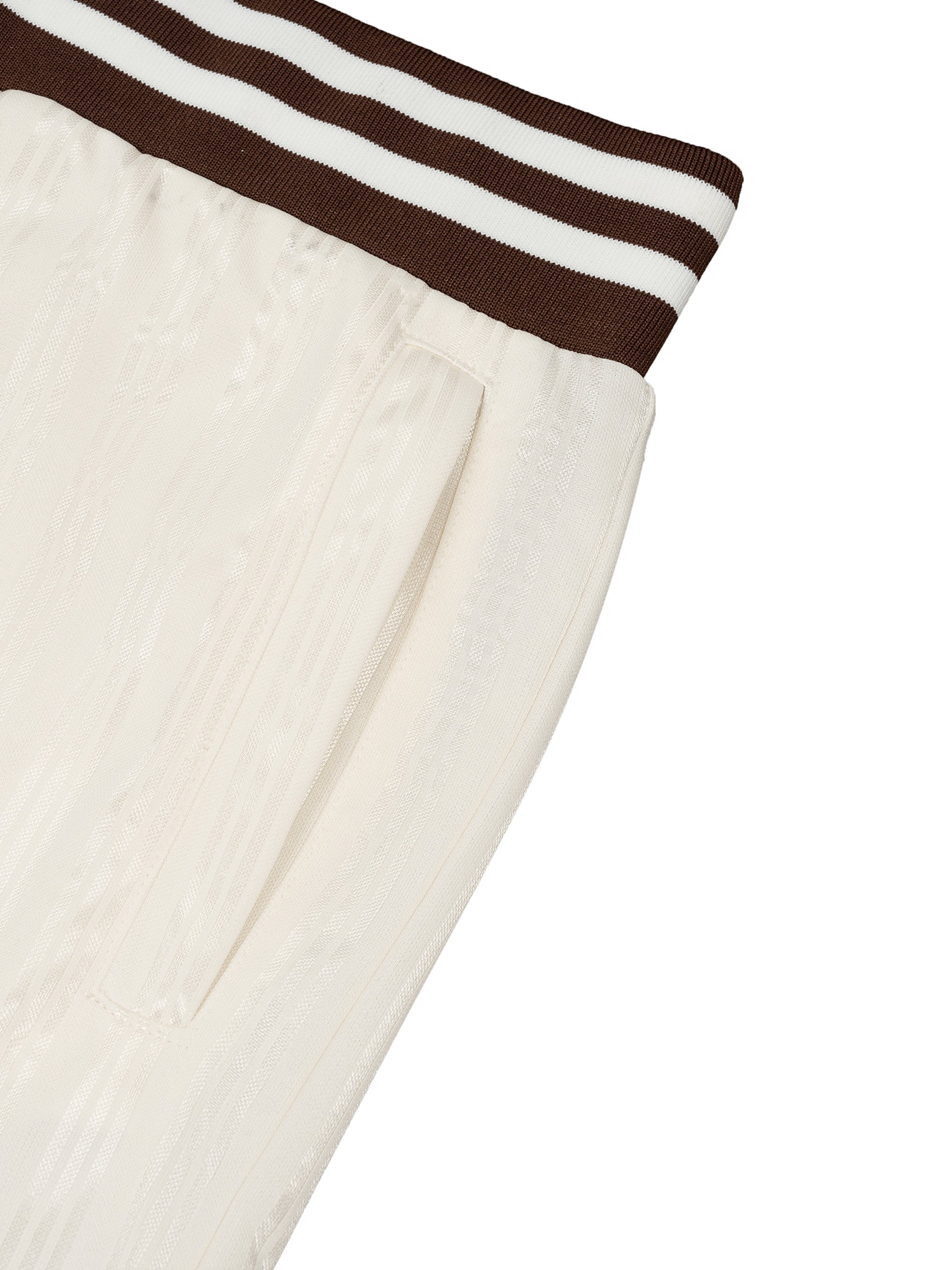TRAP24 Unisex Striped Drawstring Shorts